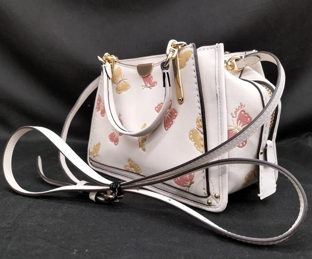 COACH BUTTERFLY Print Dreamer 21 Mini Crossbody Tote Bag