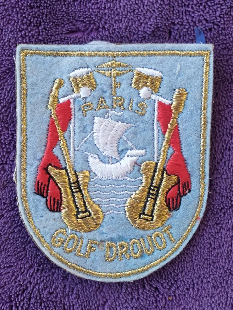 VINTAGE : RARE écusson de la discothèque rock le Golf-Drouot à Paris ...