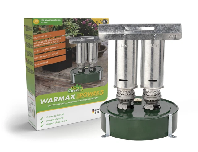 Paraffin-Gewächshaus-Heizung "WARMAX POWER 5" - 600 W