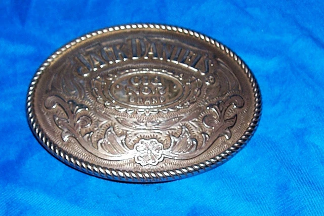 FIBBIA CINTURA JACK Daniel's vecchia n. 7 marche whisky western da uomo