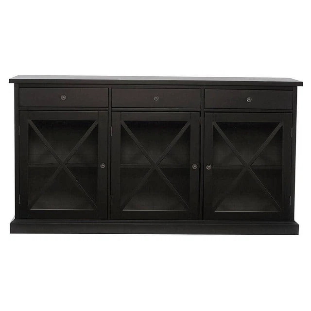Home Decorators Collection Sideboard+Buffet Table 33"X62"X18" Adjustable Shelves