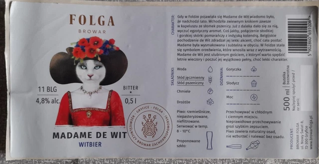 Beer label - cat