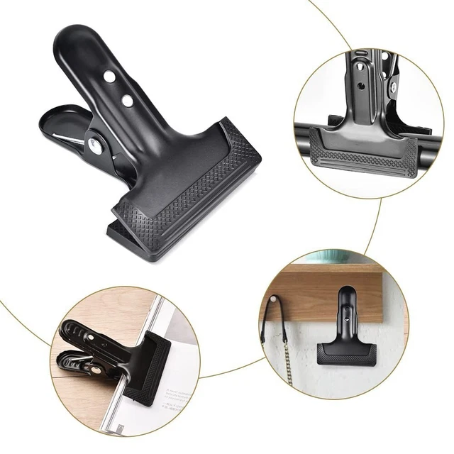 SECURE SPRING LOADED Clip for Photography Backdrops Holds Materials