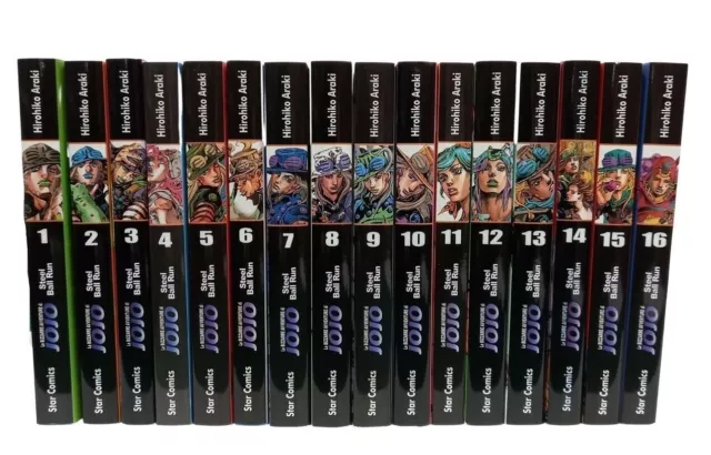 Jojo Steel Ball Run Serie Completa 1-16 Star Comics Fumetto Manga