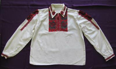 19C. Antique Balkan Traditional Folk-Art Handmade Ladies Shirt