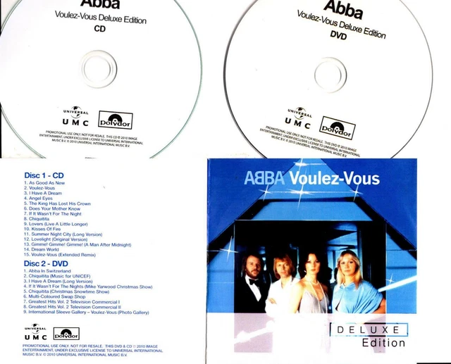 ABBA ‎– VOULEZ-VOUS CD+DVD - Remasterizado Edición Deluxe Nuevo CD