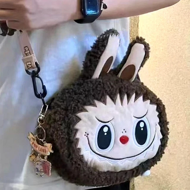 2025 LABUBU SHOUDER Bag Cute Cartoon Plush Doll Bag Doll Backpack New 2025 Labubu Shouder Bag Cute Cartoon Plush Doll.webp