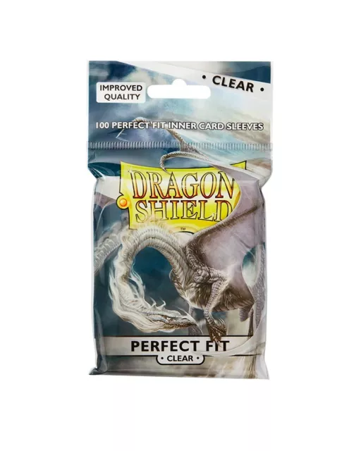 Dragon Shield: Standard Perfect Fit Sleeves - Bustine Protettive Clear