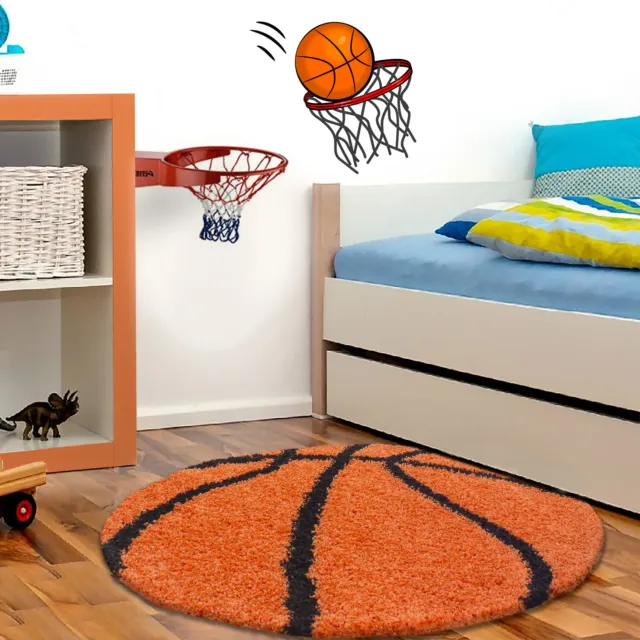 Alfombra infantil alfombra de habitación infantil pelotas fútbol baloncesto TIERRA redonda