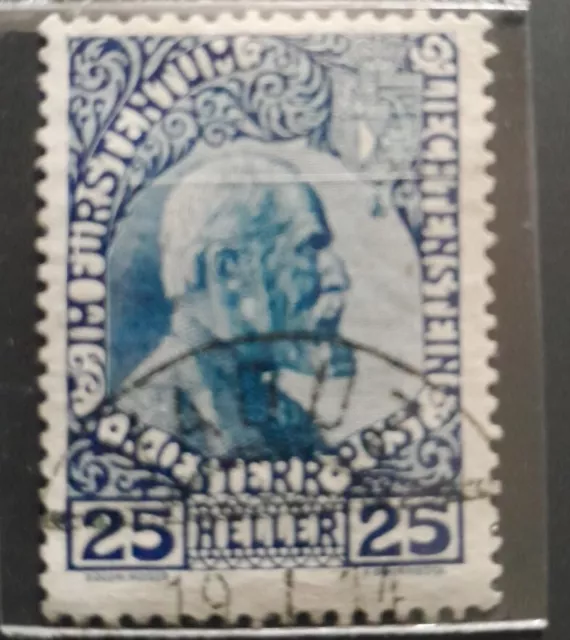 Lichtenstein Briefmarken Michel Nr. 3 gestempelt