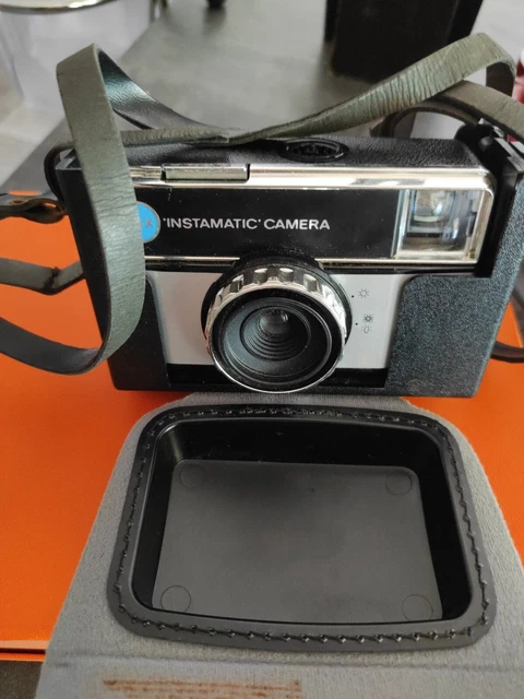Appareil Photo Vintage Kodak Instamatic 155X - Compact 35mm Allemagne Années 70 - Avec étui