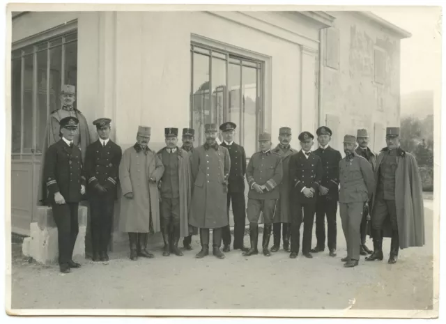 Foto - " K.u.k Offziere " - Albanien um 1917