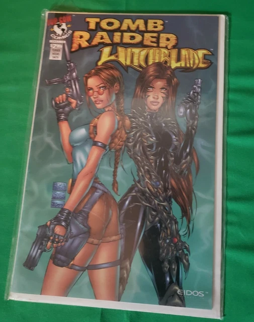 TOMB RAIDER WITCHBLADE 1ST APPEARANCE LAURA CROFT (Vol. 1, 1997, TOP COW COMICS)
