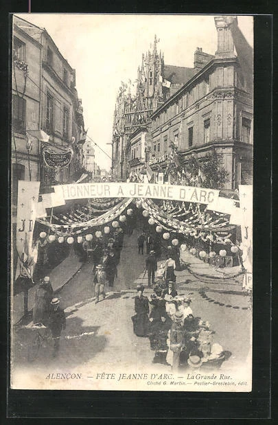 CPA Alencon, Fête Joan of Arc - La Grande Rue