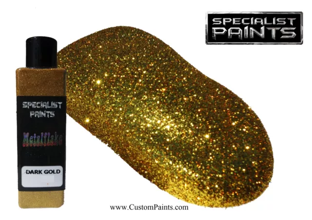 GLITTER METAL FLAKE 50g DARK GOLD "L" PEARL, FLIP CANDY CHOPPER