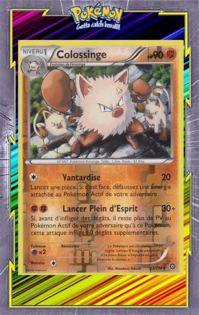 Reverse Colossian -XY11:Steam Offensive-53/114 - New French Pokemon Card
