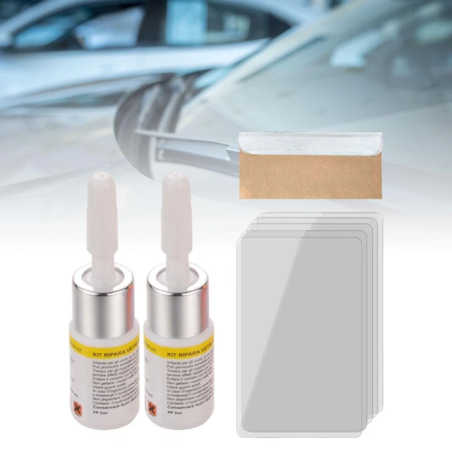 2 Pezzi  Resina Riparazione Crepe Parabrezza  Da Usare Nano Fluid