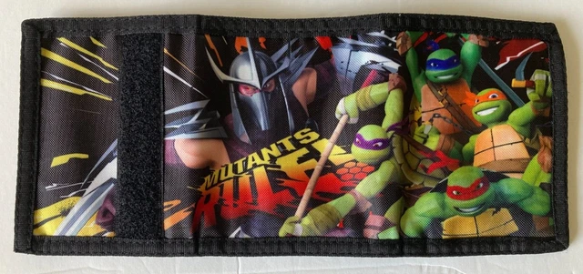 Teenage Mutant Ninja Turtles Boys Tri-Fold Nylon Wallet