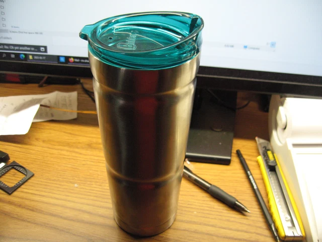 Bubba 24oz Stainless Steel Tumbler with Clear Lid Insulated Travel Mug Cup New