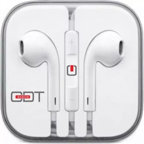 ODT Basics Premium Earphones with Mic for ALL Phones, 6, 6S, 6S Plus