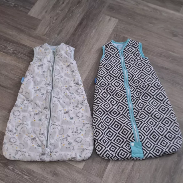 Gro Bag Baby Sleeping Bags X2  0-6 Months Tog 2.5 FAST P&P