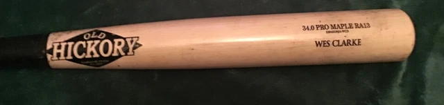 Wes Clarke game used bat - Milwaukee Brewers Wes Clarke game used bat - Milwaukee Brewers