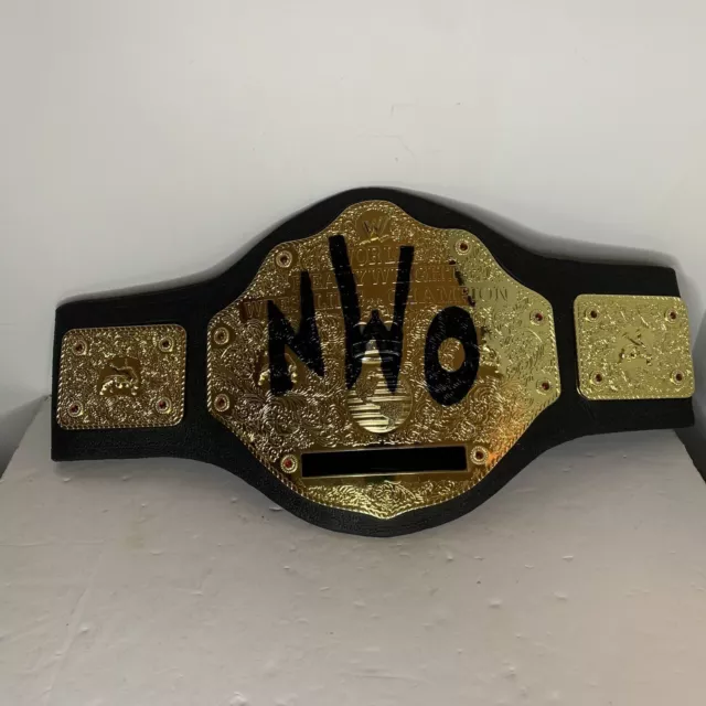 WWE WCW NWO " Big Gold " World Heavyweight Wrestling Championship Kids Belt 2003