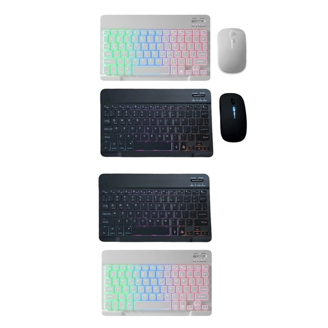 Clavier Bluetooth Sans Fil Teclado Inalambrico Ergonomic Muti-paired