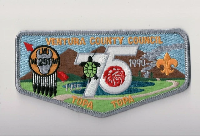 Topa Topa Lodge 291 S-36, 75th OA, Grey Bdr., Ventura County Council, California