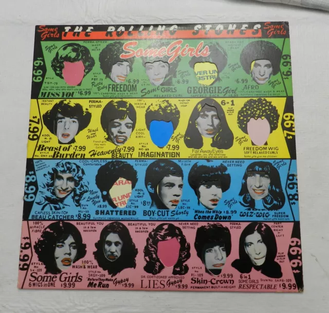 LP, The Rolling Stones - Some Girls, RSR COC 39108, 1978 2a versión, casi nuevo