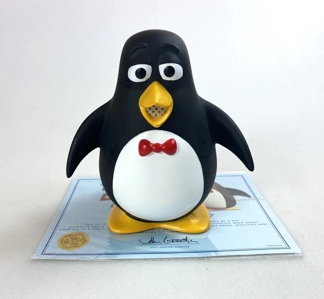 WHEEZY TOY STORY Signature Collection Squeaky Penguin Bath Toy w/ COA