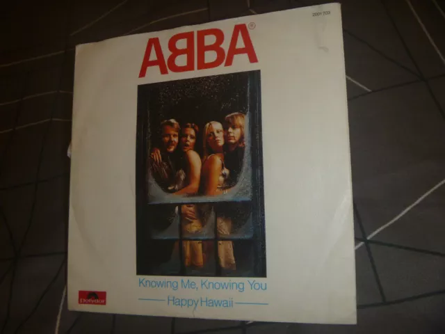 ABBA ‎– Knowing Me, Knowing You Original 1977 Austria release 7" rare vinyl