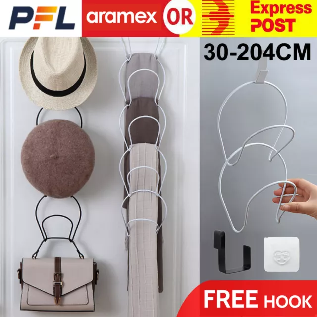 Baseball Cap Hat Rack Clothes Hanger Home Organizer Storage Door Closet Holder