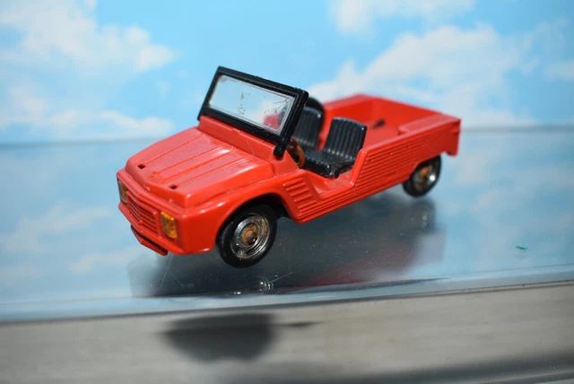 MINIALUXE 1/43 CITROEN dyane 6 rouge sans moteur en excellent état EUR