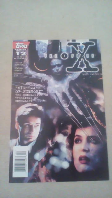 XFiles Topps Comic 1995 #12 Nightmare of History-conc. of Feelings of Unreality