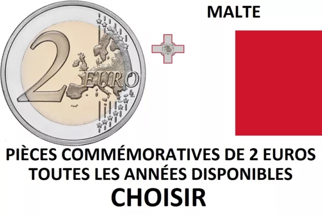 Malte / Malta - TOUTES ANNÉES 2009 / 2023 - 2 Euro Commemorative  - UNC