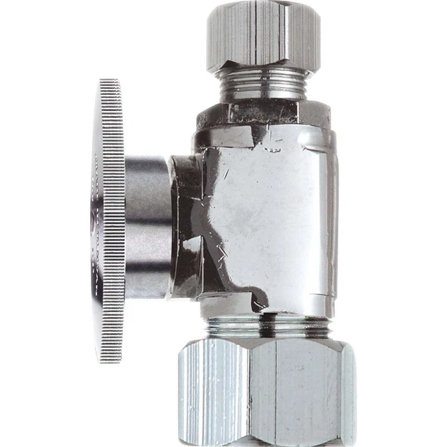 Do it 5/8 In. OD x 1/2 In. OD Quarter Turn Straight Valve 456508 SIM Supply,