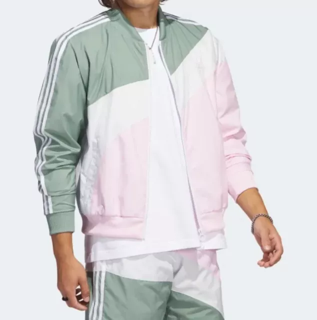 New Mens Adidas Originals Superstar Swirl Trefoil Wind Jacket ~ Xl ~  #Ic5552