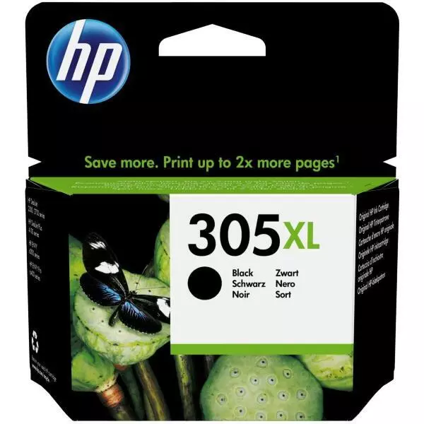 Hp 305 Xl 3Ym62Ae Nero Cartuccia Originale Per Stampanti A Getto D'inchiostro