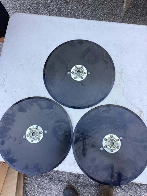 (Qty 3) Shoup Heavy Duty Double Disc Assembly for Case-IH, Concord, Fargo GD6030