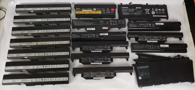 Lot Stock 20 Batteries Lithium HP Asus IBM Lenovo Samsung Ordinateur Portable PC Lot Stock 20 Batteries Lithium HP Asus IBM Lenovo Samsung Ordinateur Portable PC