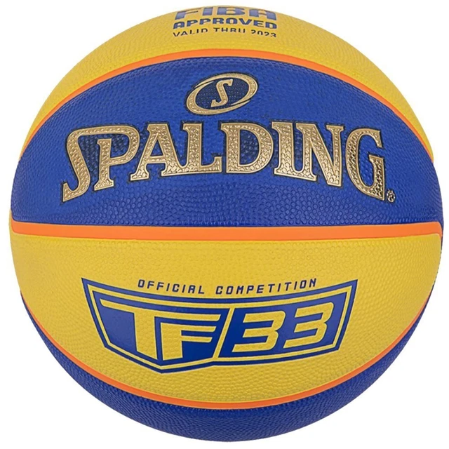 Balls basketball Spalding TF33 Official 84352Z Yellow-Blue