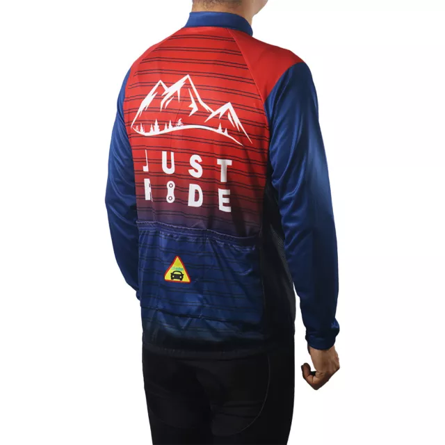 Cycling Jersey Bike Jacket  Shirt MTB Ropa Bicycle Motocross Road Just Ride Long 2