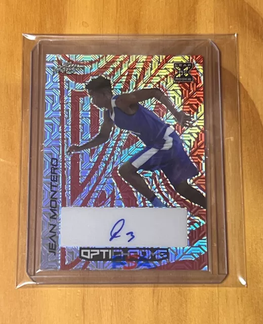 Jean Montero 🏀 Rare #2/3 Authentic Autographed ✨Rookie✨Card!!!