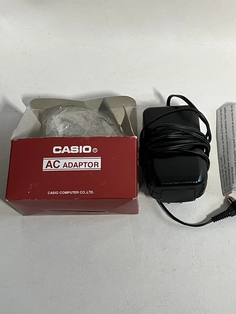Casio AD-12MLA(U) AC Adapter - Input AC 100-240V / Output DC 12V