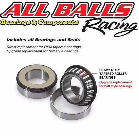 Yamaha YZF600 Thundercat Steering Bearings & Seals Kit,By AllBalls Racing