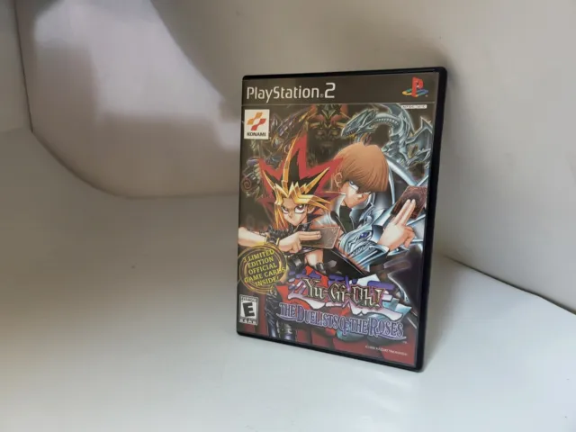 Yu-Gi-Oh! the Duelists of the Roses PS2 Black Label Yugioh Tested Anime Game D38