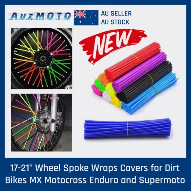 Motocross Spoke Wraps Wheel Spoke Shrouds Skins Mx Spoke Covers Protectors