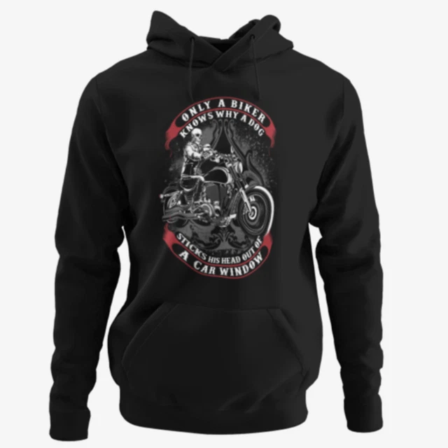 Biker Kids Hoodie Funny Motorcycle Bike