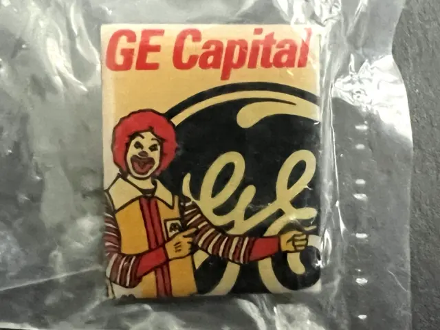 Vintage - McDonalds GE Capital - Ronald McDonald - Collectible Lapel Hat Pin